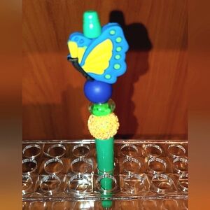 Colorful Butterfly Chatm Pen